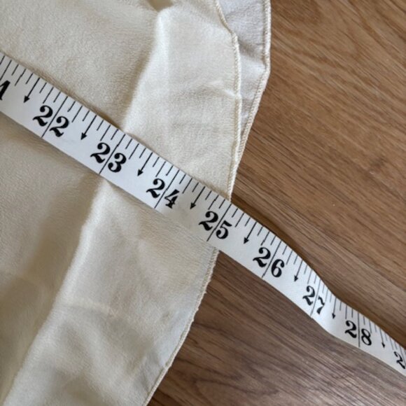 Chaser Ivory Silk Long Sleeve Pullover Top Blouse NWT Small - Picture 6 of 7